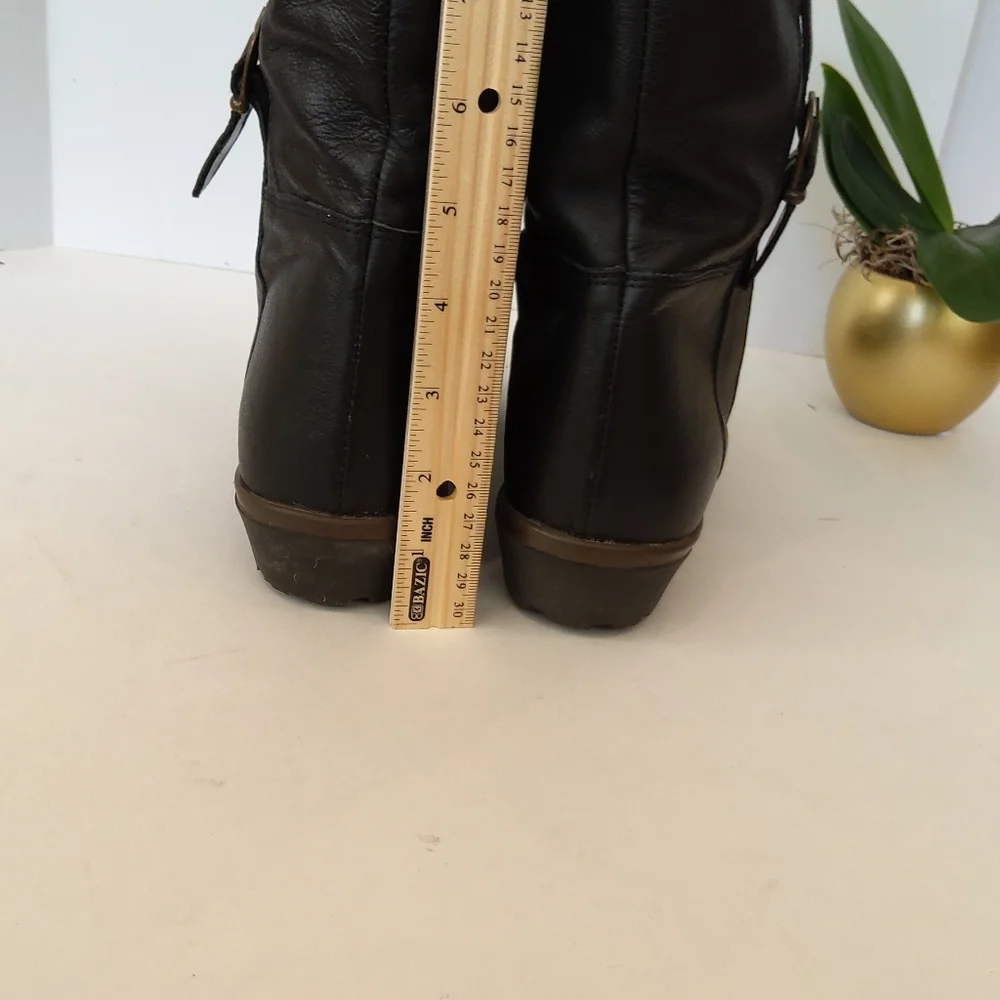 Lepo Vintage Italian Genuine Leather  Winter Riding Boots